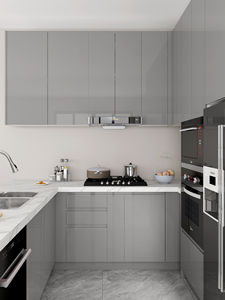 Gabinetes de Cocina Modernos Personalizados de Guangdong, Muebles de Cocina de Madera Contrachapada para Comedor, Isla de Cocina - Product Image 2