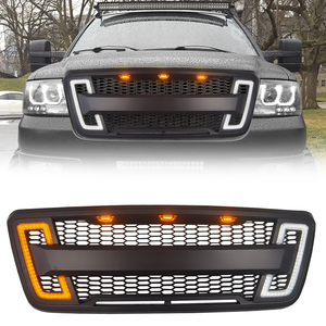 Grille de pare-chocs avant de style Spedking Raptor avec <span class=keywords><strong>calandre</strong></span> clignotante à LED pour <span class=keywords><strong>calandre</strong></span> de voiture <span class=keywords><strong>Ford</strong></span> F150 2004-2008 - Product Image 1