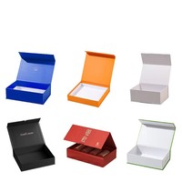 Boîtes cadeaux rigides en forme de livre, grande capacité, noires, sur mesure, en matériaux recyclés, avec fermeture magnétique, finition mate.