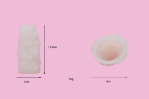 Ensemble de moules en silicone 3D pour bougies, motifs Fée, Tulipe et Cactus Saguaro, pour kits de fabrication de bougies <span class=keywords><strong>DIY</strong></span> professionnels - Product Image 3