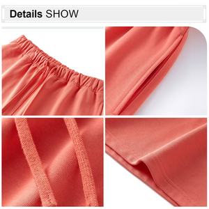 กางเกงขาสั้นผ้าฝ้ายสำหรับเล่นกีฬาวิ่งเล่นยิมฤดูร้อนโลโก้ได้ตามต้องการ - Product Image 4