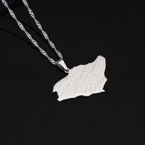 แฟชั่นซาอุดิอาระเบียพร้อมสร้อยคอจี้ชื่อเมืองสำหรับผู้หญิงเด็กผู้หญิงเครื่องประดับสแตนเลสของขวัญวันเกิดของงานเลี้ยงวันเกิด - Product Image 3