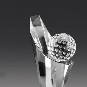 Custom Engraved Crystal Sports <strong>Trophy</strong> Glass Award Crystal Golf <strong>Trophy</strong> <strong>Plaque</strong> - Product Image 4