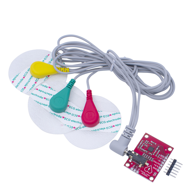 AD8232 ECG monitoring, cardiac electrophysiological measurement, pulse heart electrocardiogram monitoring sensor module