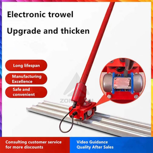 Machine de flotteur de taureau en béton de truelle de puissance de type extension de 5.4m avec lame en aluminium à vendre - Product Image 2