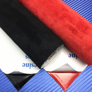 Rivestimento Adesivo Elastico in Camoscio 150cm*42cm, Autoadesivo su Quattro Lati, per Modifiche Interne <span class=keywords><strong>Auto</strong></span>, Colonne AB, Patch per Banco da Lavoro - Product Image 6