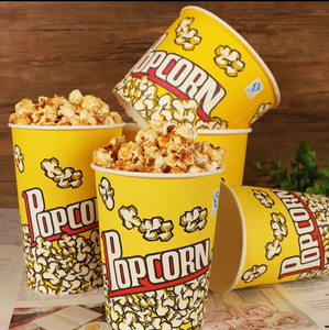 Vasos de papel desechables grandes a prueba de grasa de 32 oz, cubos de palomitas de maíz <span class=keywords><strong>Vintage</strong></span>, bañera de palomitas y contenedor, vasos de palomitas de maíz - Product Image 5