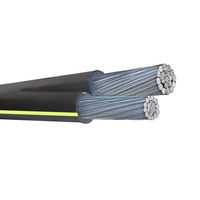 4 Awg 2/0 Awg Spaniel Kabel Udara Xlpe/Pvc Isolasi Aluminium Overhead Service Drop Cable Harga