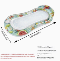 Hamac gonflable en maille PVC pliable, flotteur de piscine multicolore conçu pour adultes avec une charge maximale inférieure à 100 kg