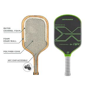 2024 caricata su misura superficie di carbonio 14mm 16mm nucleo di propulsione NFC CHIP accessibile Gen 3 Pickleball Paddle Paddle - Product Image 1
