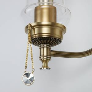 Lámpara de Pared de Cobre Estilo Americano Retro, Fabricada a Medida, para Dormitorio, con Pantallas de Vidrio, Iluminación Rústica - Product Image 4