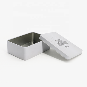 Venta al por mayor accesorios de costura contenedor de estaño personalizado impreso pequeño Rectangular para insignia caja de lata de Metal - Product Image 5