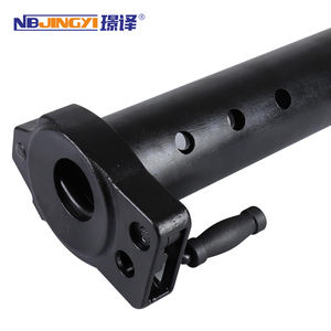 <span class=keywords><strong>Adaptateur</strong></span> de quincaillerie de remorque pour camping-car, monobloc, base moulée, réglable 30000 lbs, pour attache de quincaillerie de remorque à col de cygne, hauteur 15, 17, 19, 21 pouces - Product Image 4