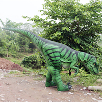 Özelleştirilmiş Gerçekçi Boyutta Metal Yüksek Kaliteli Bacakları Açıkta Bırakan Dinozor Kostümü Yarışma Maskotu İç/Dış Mekan Tema Parkı