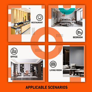 Venta Directa de Fábrica, Paneles de Pared WPC, Diseño Impermeable, Fácil de Instalar, Paneles Decorativos <span class=keywords><strong>Interiores</strong></span> para Entornos de Oficina - Product Image 5