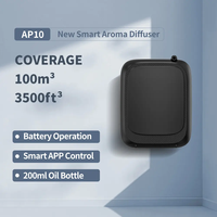 XP100 Top Vente Batterie Parfum Hôtel Batterie Parfum Diffuseur Désodorisant Arôme Parfum Diffuseur D'air Machine