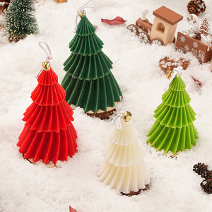 Modern 'Bubble Tree' Minimalist Paraffin Wax Handmade Scented <b>Candle</b> Holiday Smokeless Non-Toxic Christmas Ramadan Father's Day - Product Image 1