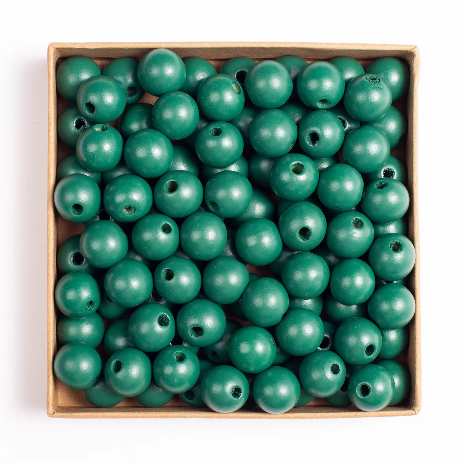 Perles en bois rondes colorées pour l'artisanat perles en vrac d'entretoise en bois peint pour la décoration de festival de fête à la maison