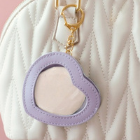 Sac de rangement transparent en forme de cœur pour badges, avec motif étoile périphérique, étui pour Millet, suspendable, pour présentation Yum