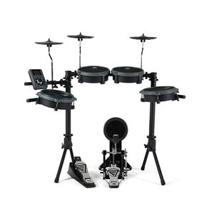 Bateria Eletrônica Profissional E-Force Music <span class=keywords><strong>Pulse</strong></span> Pro Series - Kit de Bateria Portátil de Alta Qualidade com Peles Mesh e 3 Pratos - Product Image 1