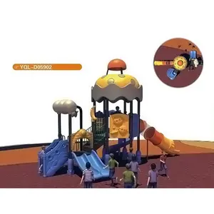 Multifunctional Professional Production Children Playground Equipment Outdoor Plastic Playground Slide