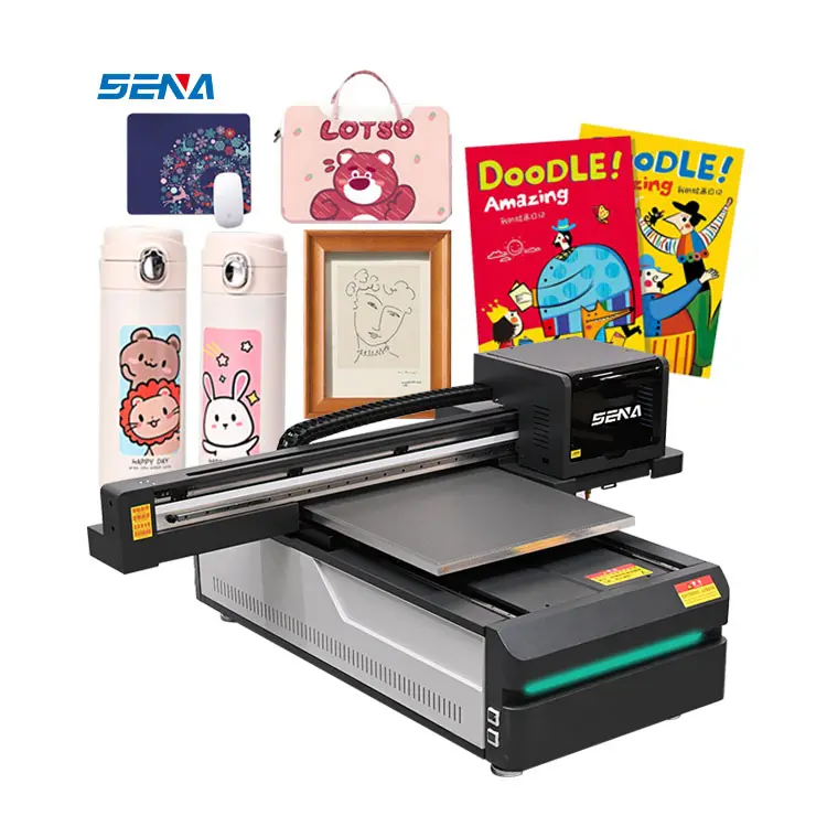 3D Full Auto Freecolor Digital 6090 A1Size LED DTF Inkjet Flatbed UV Printer For Customize Acrylic Phone Case PVC Card Pen Golf