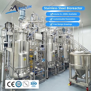 Pilot-Industriebioreaktor 10l 100l 500l 10000l Corynebacterium Glutamicum Bio-Fermenter Bioreaktor CIP SIP - Product Image 1