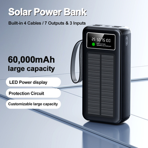 <span class=keywords><strong>Batterie</strong></span> <span class=keywords><strong>solaire</strong></span> portable 50000 mAh étanche, station d'alimentation rechargeable par énergie <span class=keywords><strong>solaire</strong></span> 40000 mAh pour téléphone portable - Product Image 3