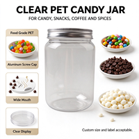 Bouteilles en plastique PET de 400 ml (13,5 oz) avec bouchon à vis à large ouverture pour soda, lait, thé, jus, desserts, bonbons - Qualité alimentaire sans BPA