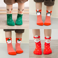 Chaussettes d'hiver épaisses et chaudes en tricot pour enfants, style Terry Fuzzy, pour Halloween et Noël