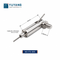 Pince à câble réglable à articulation pivotante avec sortie latérale pour suspension d'éclairage, fabricant OEM ODM