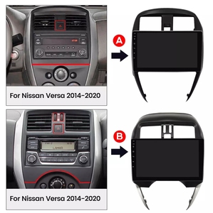 Autoradio android per Nissan Versa 2014-2020 auto radio RDS 4G LTE WIFI BT split-screen AM FM car video QLED DSP - Product Image 3