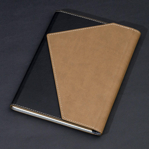 Cuaderno de Oficina A5 de Cuero PU Multicolor, Diseño Bicolor con Portaplumas Oculto y Papel Grueso para Uso Profesional - Product Image 4