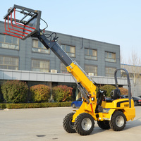 1Ton 0.8T 0.6T Batterie betriebener elektrischer Mini-Frontlader Diesel/elektrischer Radlader mit elektrischem Joystick für den landwirtschaft lichen Gebrauch