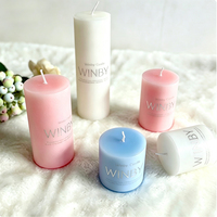 Bougie parfumée en forme de pilule, plusieurs tailles et couleurs, marque privée LP01, vente en gros, pour mariage, anniversaire, décoration intérieure.