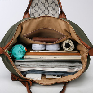 Handheld Luggage <b>Bag</b> Large Capacity Casual Travel Gym SportsTote Fitness Lightweight Polyester <b>Weekender</b> Short Trips Duffel <b>Bag</b> - Product Image 5