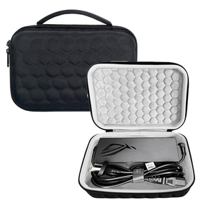 Estuche Organizador Electrónico de Viaje, Resistente al Agua, de EVA Negro, Bolsa Portátil para Adaptador de Corriente de MacBook, Batería Externa, <span class=keywords><strong>Apple</strong></span> <span class=keywords><strong>Magic</strong></span> <span class=keywords><strong>Mouse</strong></span>, USB - Product Image 4