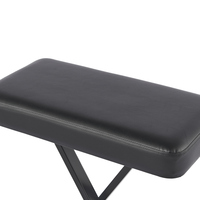 Leilei DT-9 professionnel en cuir PU tambour trône grande taille noir pliant banc en acier pour piano réglable musique scène chaise OEM