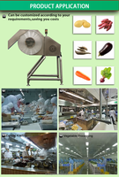 Fruitsnijmachine/Groentechips Snijmachine Frietjes Machine Snijmachine
