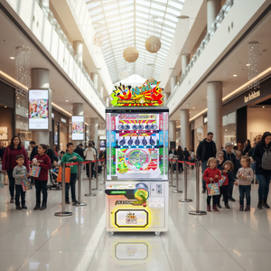 Machine à prix d'arcade miniature LEON Winning Goal en plastique, à pièces, avec support en anglais pour usage commercial - Product Image 2