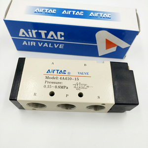 AIRTAC 4A410-15 โซลินอยด์วาล์วไพล็อต 2 ตำแหน่ง 5 พอร์ตแก๊ส DC24V สำหรับการควบคุมอากาศ - Product Image 1