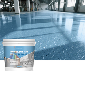 Facile applicare il rivestimento del pavimento di sabbia epossidica autolivellante senza abilità professionale necessaria per la ristrutturazione del pavimento di casa/ufficio - Product Image 1