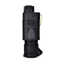 Lampe torche tactique WADSN WEX175 version longue avec lumière LED blanche, lentille IR longue portée et accessoires