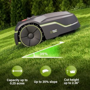 Robot Cortacésped Ultrasónico de 4 Tiempos Totalmente Automático para Exteriores, Máquina Desmalezadora de Alta Eficiencia para Jardín Doméstico, Grado Industrial 1200W - Product Image 2