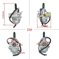 Carburador de Alta Calidad para Motocicleta Honda Monkey Gorilla Z50 Z50J Z50R XR50 CRF50 XR50 Z50 Z50J J2 J1