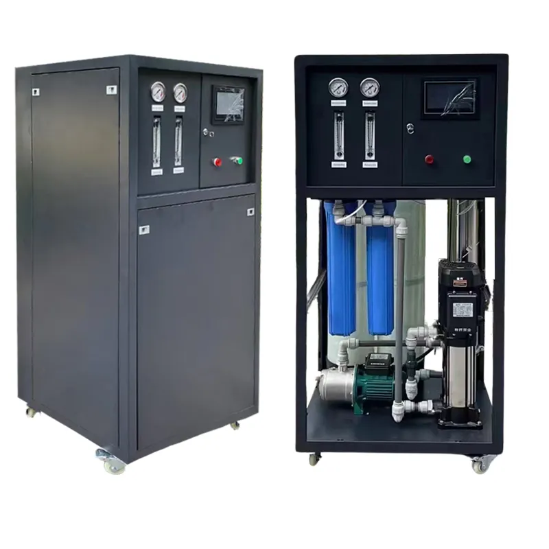 250/500LPH filtre à eau par osmose inverse traitement de l'eau UV pluie bien système de Filtration de l'eau