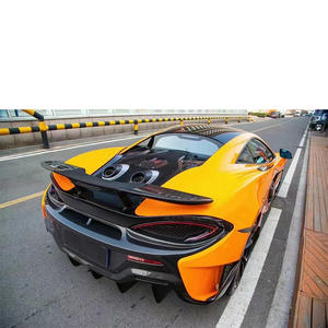 Pièces de carrosserie capot avant en Fiber de carbone jupes latérales aileron de coffre arrière Kit de carrosserie pour Mclaren 570S 540C convertir en 600LT - Product Image 4