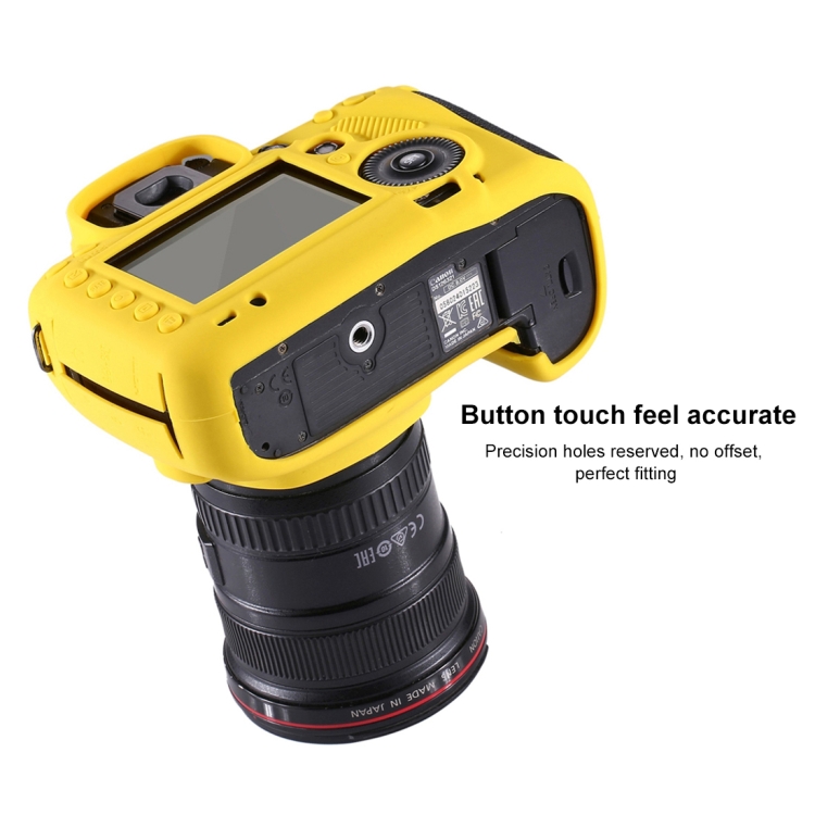 PULUZ ソフトシリコン保護ケース Canon EOS 5D Mark IV用（イエロー