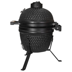 Barbecues portables SEB <span class=keywords><strong>KAMADO</strong></span> 13 pouces, noir mat, fumoir à œufs, barbecue au charbon de bois en céramique, <span class=keywords><strong>Kamado</strong></span> <span class=keywords><strong>Mini</strong></span> - Product Image 4