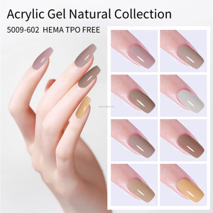 Gel <span class=keywords><strong>à</strong></span> <span class=keywords><strong>ongles</strong></span> acrylique professionnel <span class=keywords><strong>de</strong></span> la collection Naturelle, UV LED, séchage rapide, léger, durable, gel nude pour extension et recouvrement d'<span class=keywords><strong>ongles</strong></span> - Product Image 1